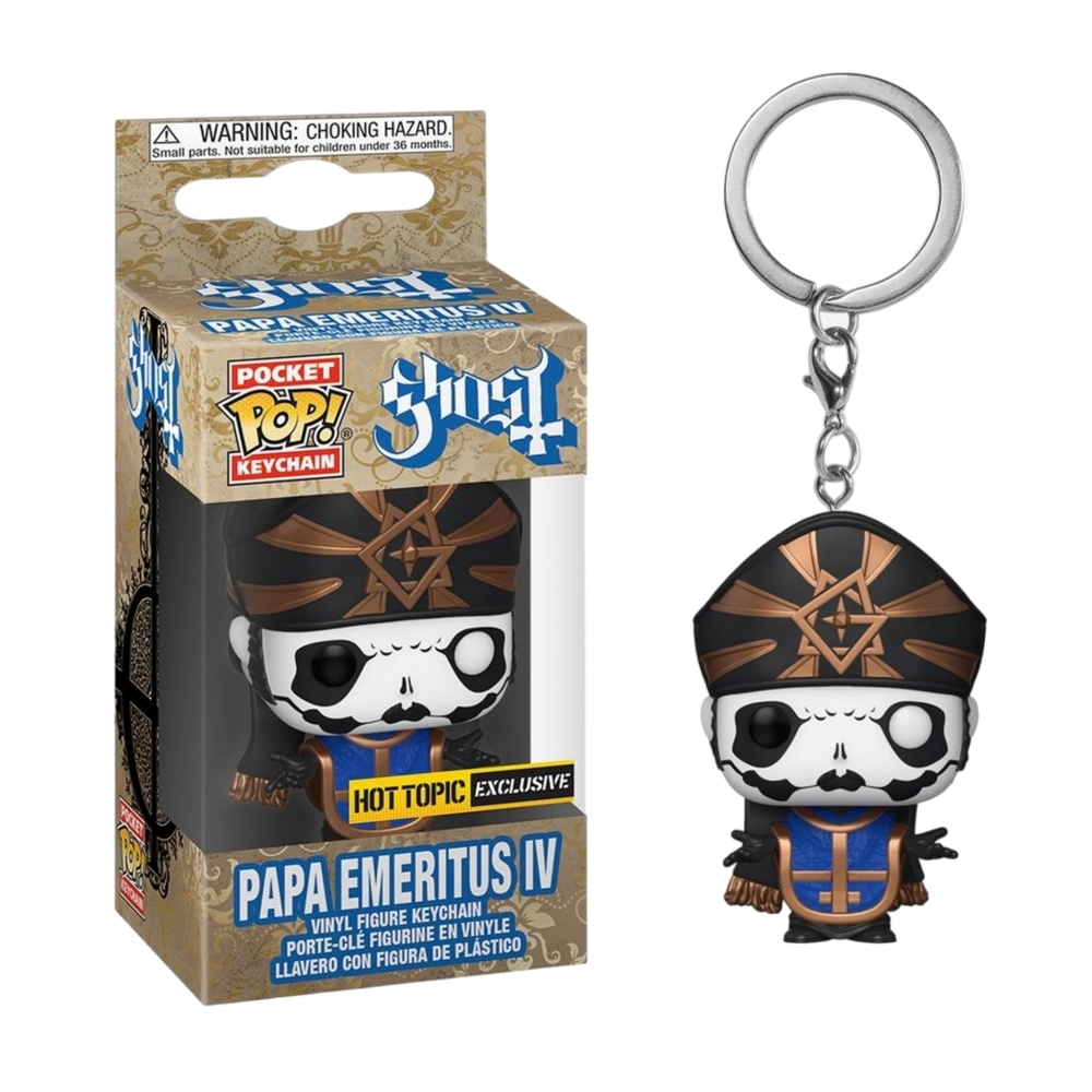 Funko Pop Papa Emeritus IV Keychain Imperfect Box